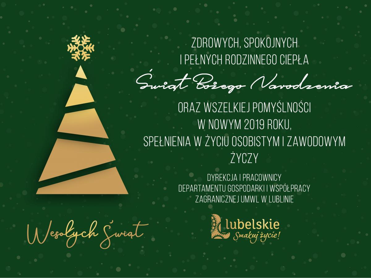 życzenia bożonarodzeniowe 2018