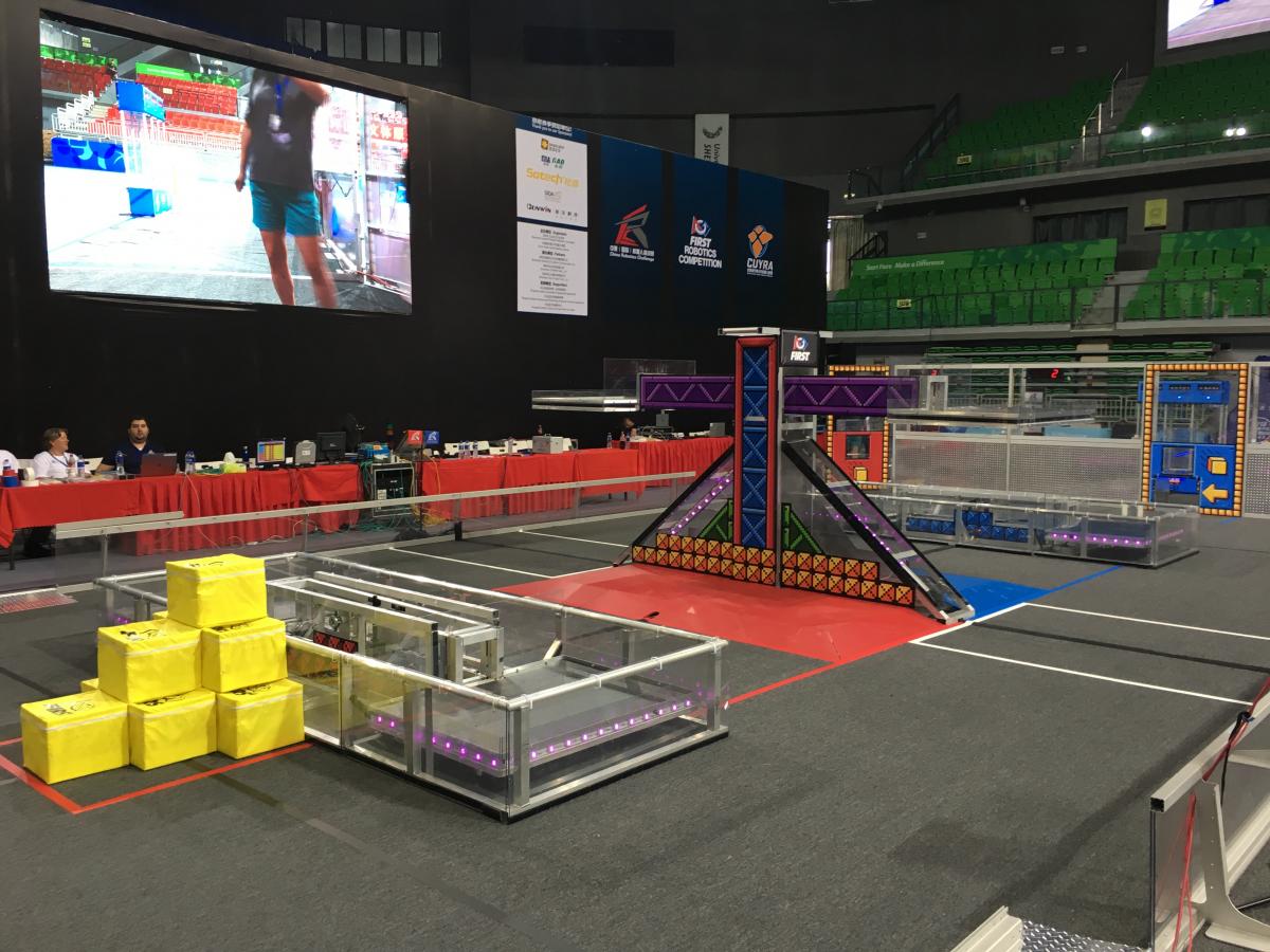 China Robotics Challenge 2018 - tor przeszkód dla robotów