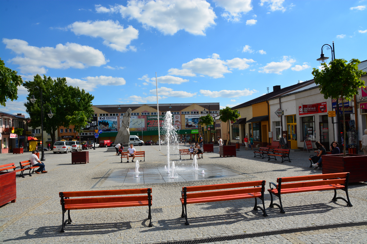 Hrubieszów deptak miejski ulica rynek